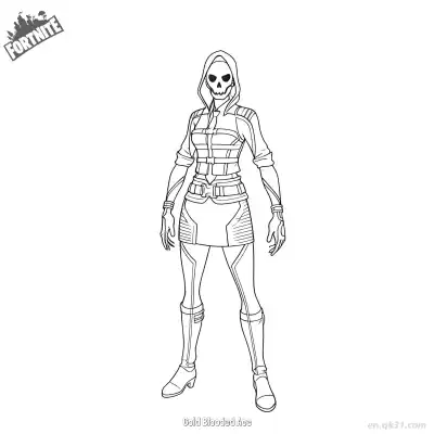 Free printable Gold Blooded Ace 02 Coloring Page - Free PDF Printable Fortnite Coloring Sheets coloring page